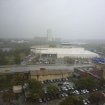 The first rainy day in Austin during SXSW